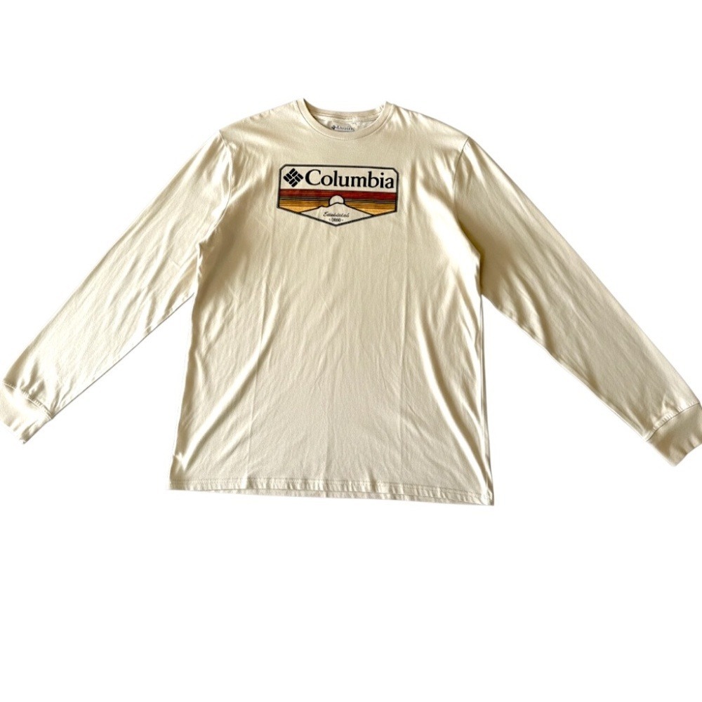 Vintage Columbia Logo NWT Mens Long Sleeve T-Shirt Mens XL, Outdoor Casual‎